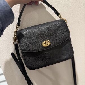 Coach Black Crossbody Bag with Gold Hardware